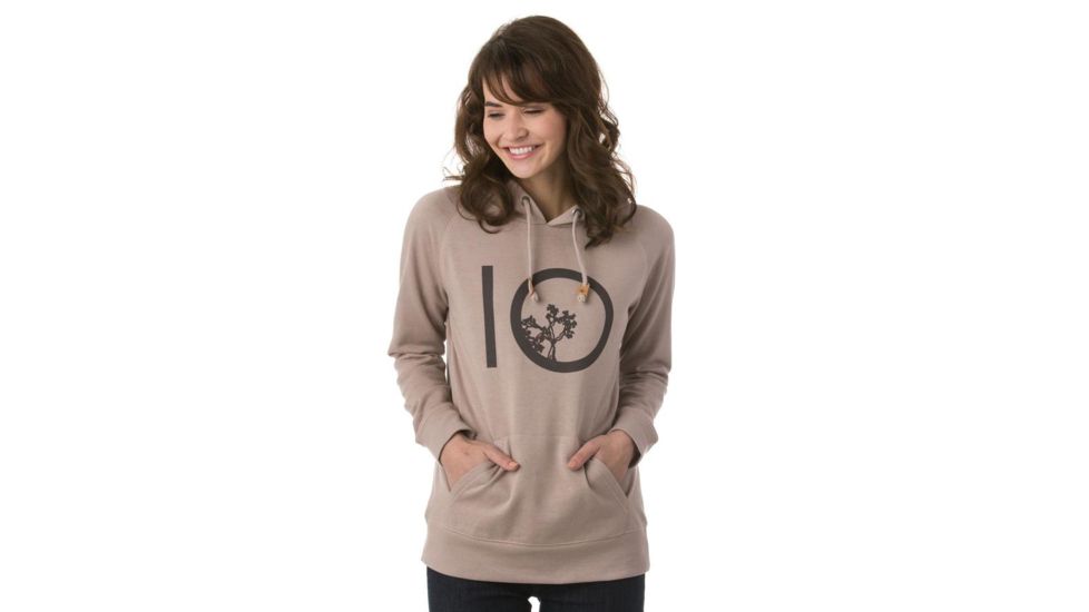 Tentree Classic Ten Hoodie Fleece Hoodie, Womens, Etherea, L SP18-WFVIN-BEG-L