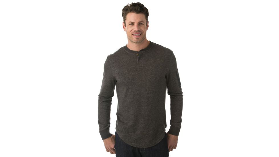 Tentree Dakar Tencel French Terry Long Sleeve, Mens, Phantom, S SP18-MLDAK-BLK-S