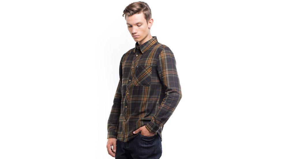 Tentree Fergus Long Sleeve Flannel Button Up Shirt - Mens