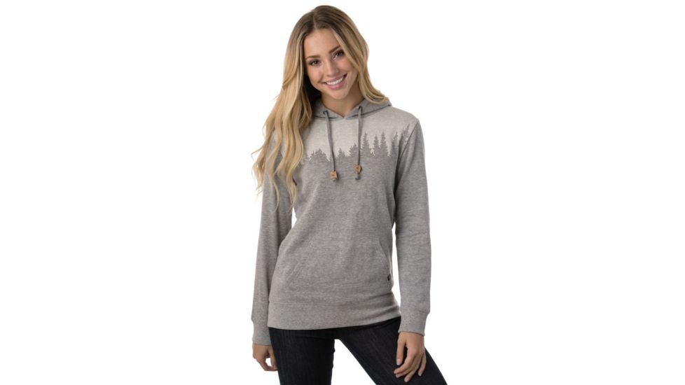 Tentree Juniper Fleece Hoodie, Womens, Lunar Rock, XXL SP18-WFJUN-GRY-XXL