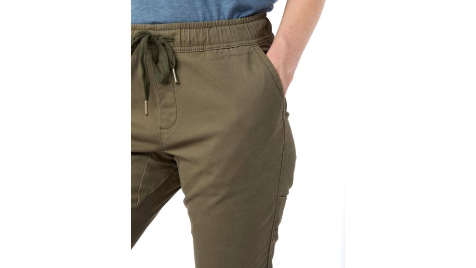 Tentree Pacific Eco-Stretch Canvas Pants, Womens, Olive Night, Extra Large, FA18-WPPAC-GRN-XL