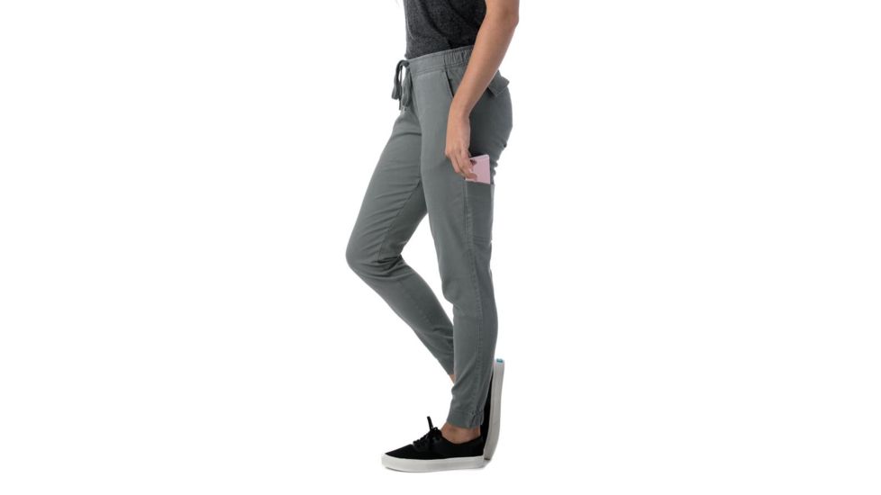 Tentree Pacific Eco-Stretch Canvas Pants, Womens, Castor Gray, S SP18-WPPAC-GRN-S