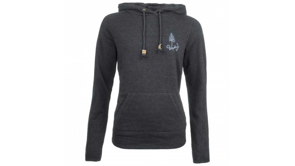 Tentree Unplug Fleece Hoodie, Womens, Meteorite, Extra Small, FA18-WFUNP-BLK-XS