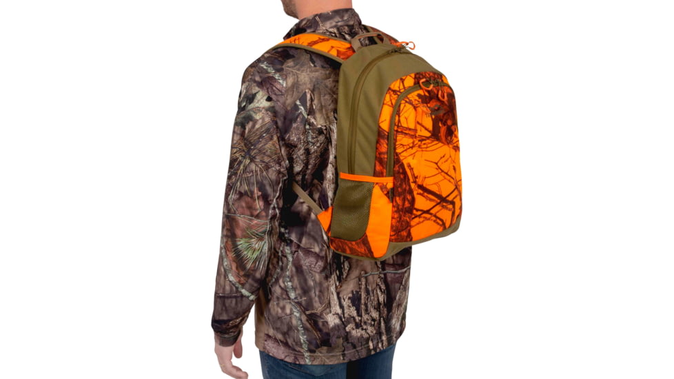 Terrain Delta Backpack/Daypack, Mossy Oak Break-Up Blaze Camo, 1350 Cubic in, 19237