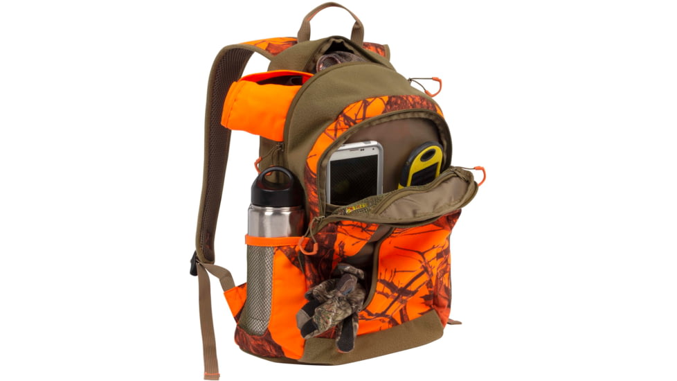 Terrain Delta Backpack/Daypack, Mossy Oak Break-Up Blaze Camo, 1350 Cubic in, 19237