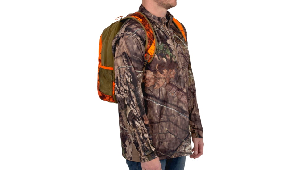 Terrain Delta Backpack/Daypack, Mossy Oak Break-Up Blaze Camo, 1350 Cubic in, 19237