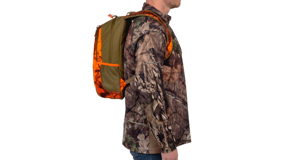 Terrain Delta Backpack/Daypack, Mossy Oak Break-Up Blaze Camo, 1350 Cubic in, 19237
