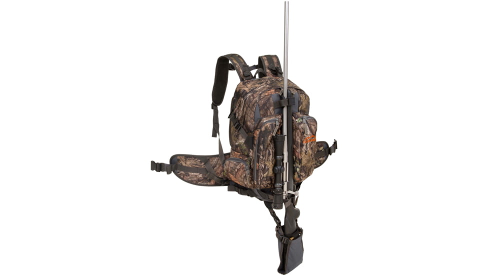 Terrain Twin Mesa Backpack/Daypack, Black/Mossy Oak Break-Up Country, 1853 cubic ines, 18924