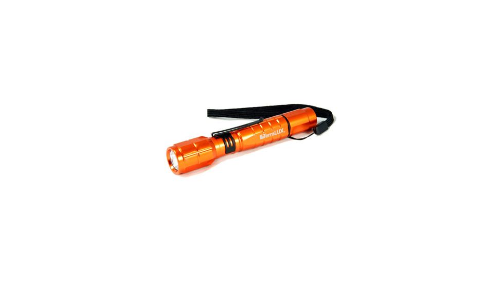 Lightstar 300 LED Flashlight 300 lumens ORANGE 2 X AA batteries TLF-3002AA-OR, Orange TLF-3002AA-OR
