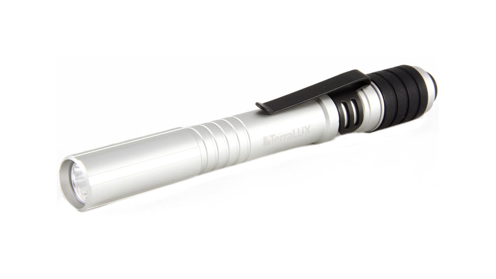 Lightstar 80 - High CRI LED FLashlight - 80 Lumens - Includes 2 x AAA Batteries - Silver (TLF-802AAA-SV) Lightstar-TLF-802AAA-SV