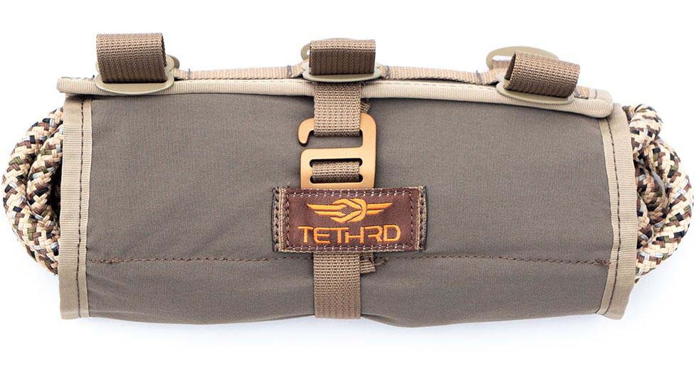 Tethrd Rollup Pouch, Gray/Tan, ROLL