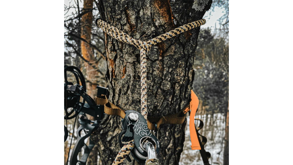 Tethrd Tree Tether Lineman Rope 8mm, Orange, 1102999
