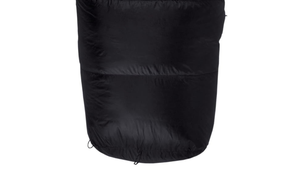 TETON Sports ALTOS 0 F Down-Filled Mummy Sleeping Bag, Black/Red, 2202BK
