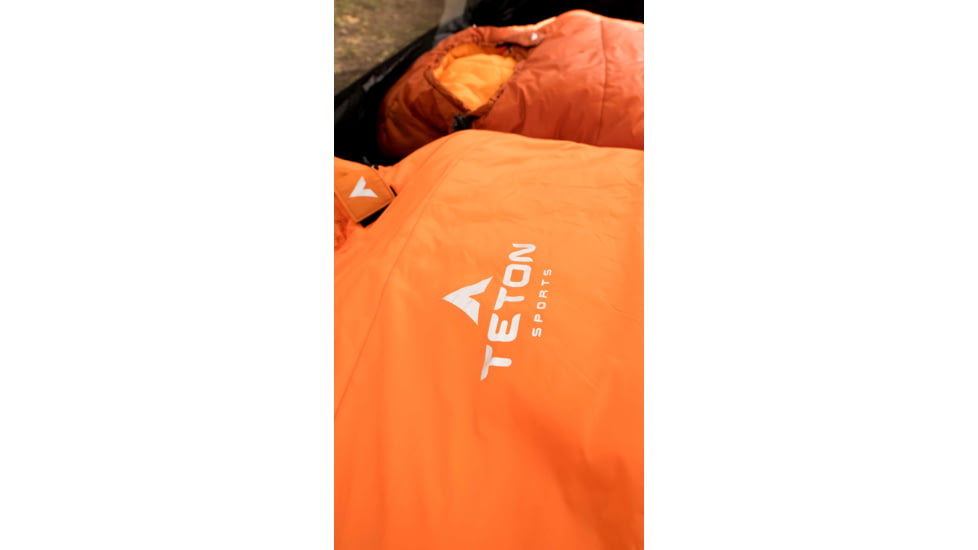 TETON Sports ALTOS-S 0 F Mummy Sleeping Bag, Orange, 1169
