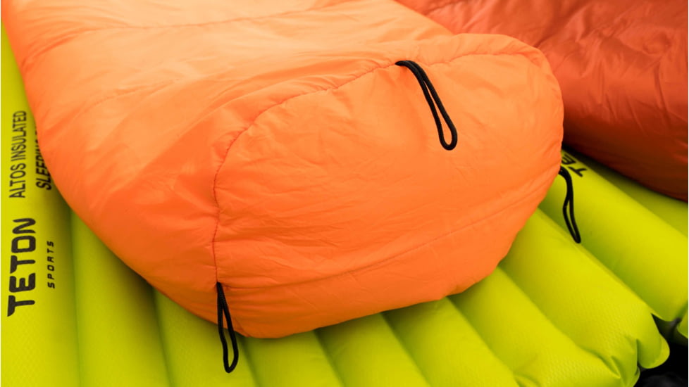 TETON Sports ALTOS-S 0 F Mummy Sleeping Bag, Orange, 1169