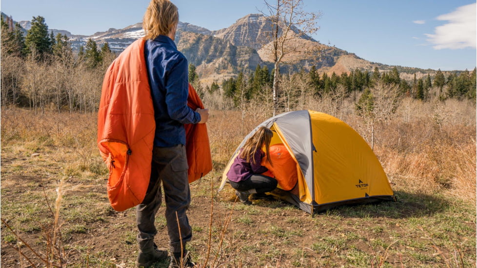 TETON Sports ALTOS-S 0 F Mummy Sleeping Bag, Orange, 1169