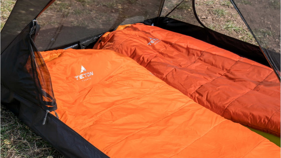 TETON Sports ALTOS-S 20 F Mummy Sleeping Bag, Burnt Orange, 1168