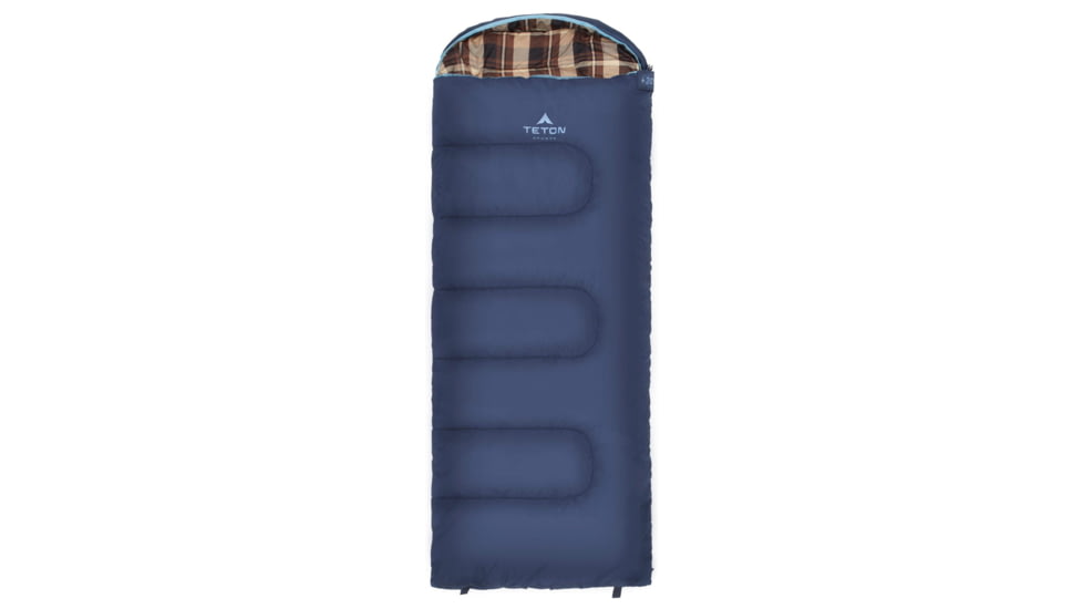 TETON Sports Celsius Junior 20 F Sleeping Bag for Kids, Blue/Brown, Junior, 1051L