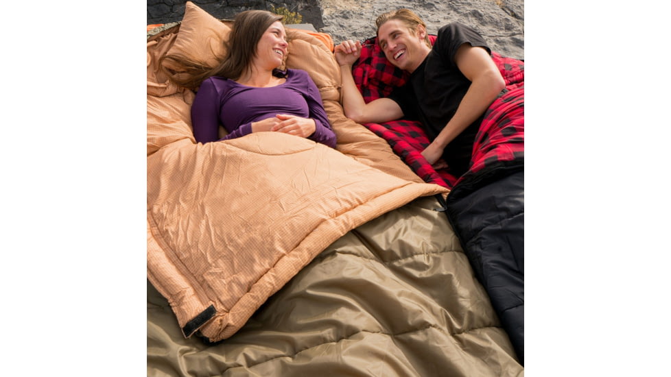 TETON Sports Celsius XXL 0 F Sleeping Bag, Left Zipper, Green, 2XL, 100L