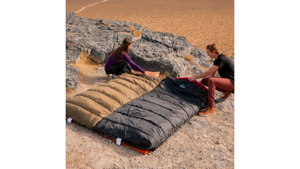 TETON Sports Celsius XXL 0 F Sleeping Bag, Right Zipper, Green, 2XL, 100R