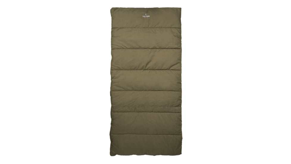 TETON Sports Evergreen 0 F Sleeping Bag, Olive/Olive, Regular, 2221LSOLOL