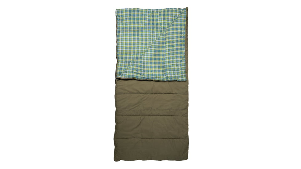 TETON Sports Evergreen 20 F Sleeping Bag, Olive/Stone, Regular, 2222LSOLST