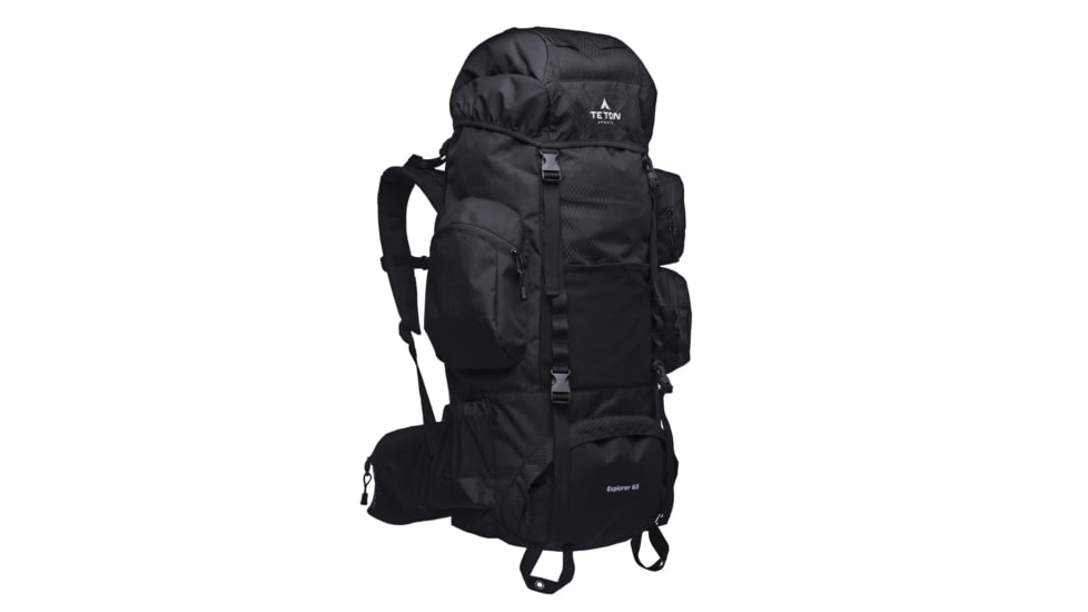 TETON Sports Explorer 65L Backpack, Black, 2106SCBK
