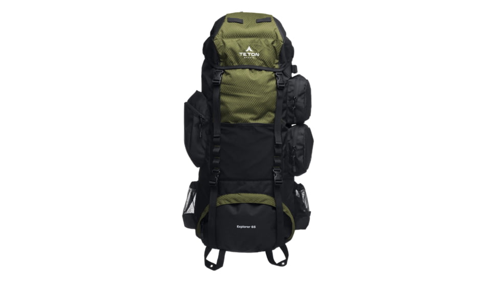 TETON Sports Explorer 65L Backpack, Olive, 2106SCOL