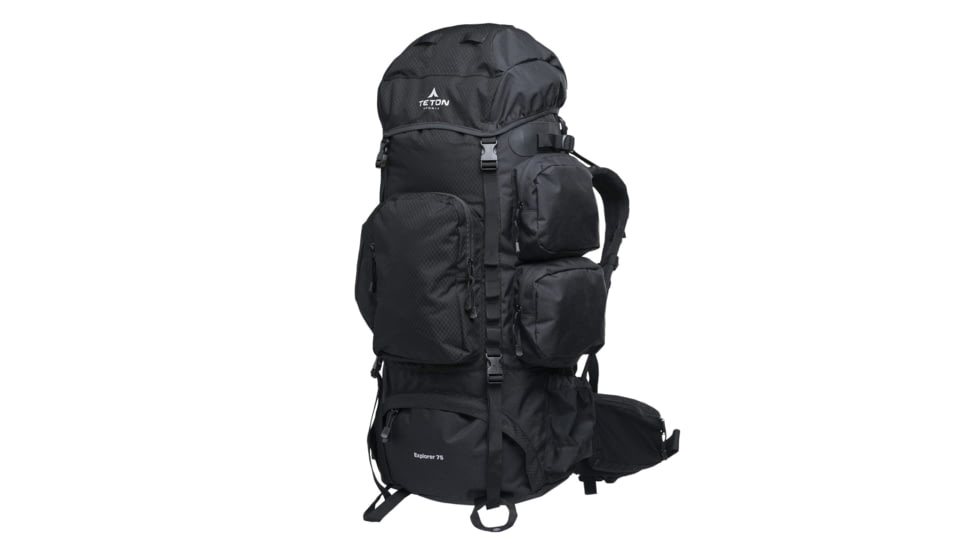 TETON Sports Explorer 75L Backpack, Black, 2107SCBK