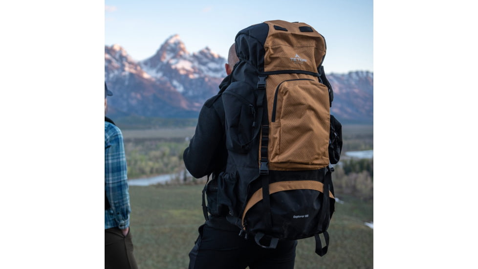 TETON Sports Explorer 85L Backpack, Buck Brown, 2108SCBB