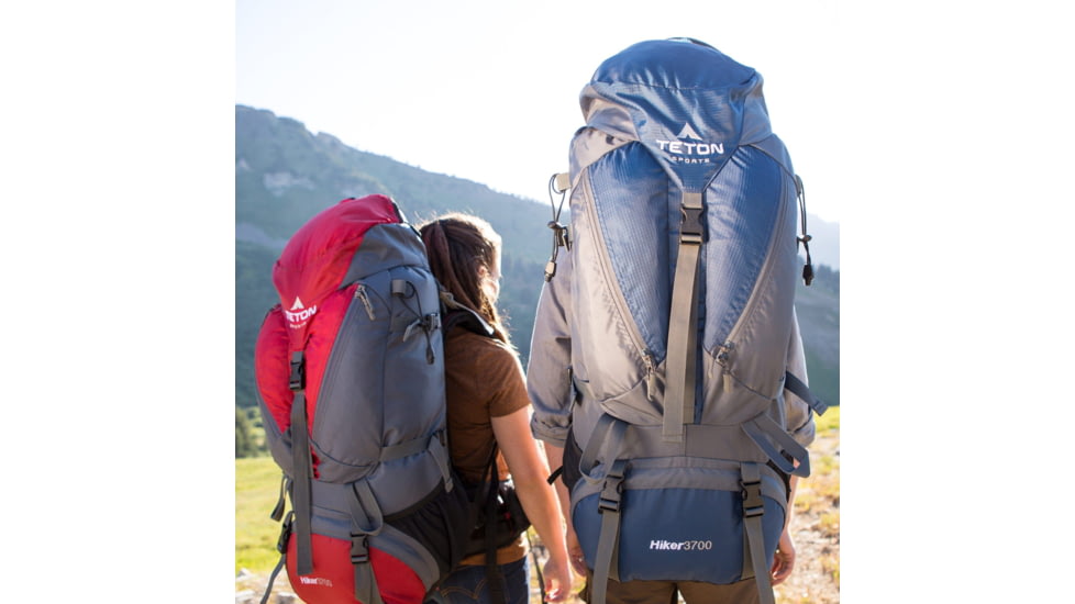 TETON Sports Hiker 3700 Backpack, Red, 60L, 1005