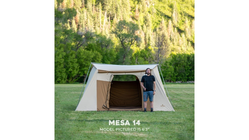 TETON Sports Mesa Canvas Tent, 6 Person, Brown, 2011