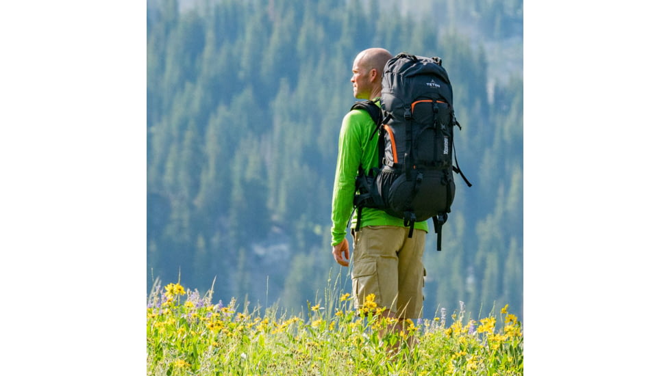TETON Sports Mountain Adventurer 4000 Backpack, Black, 66L, 1138