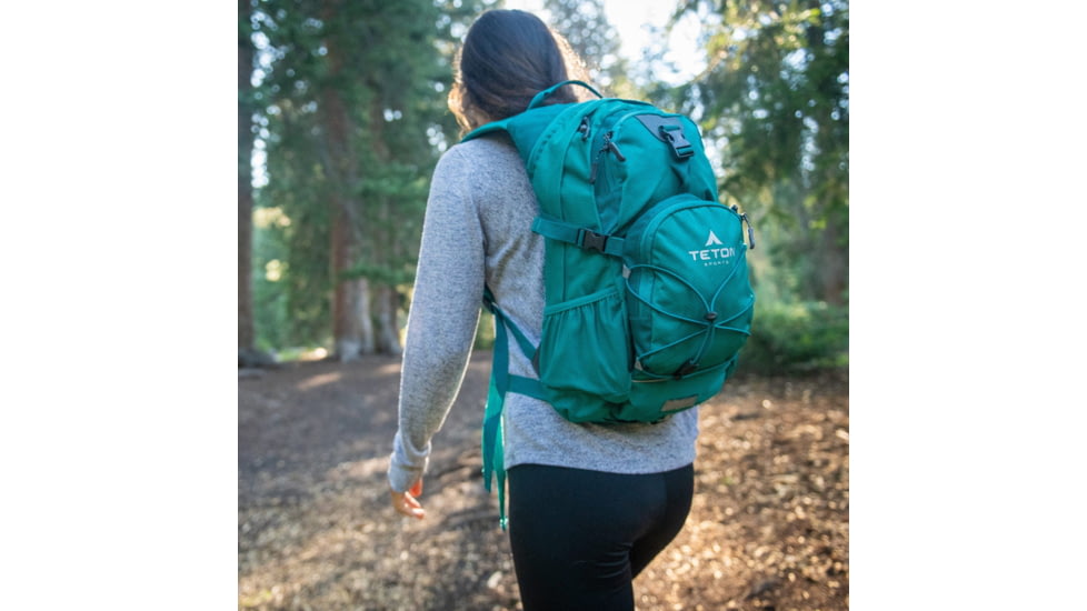 TETON Sports Oasis 18L Hydration Pack with 2L Bladder, Deep Teal, 2101SCDT