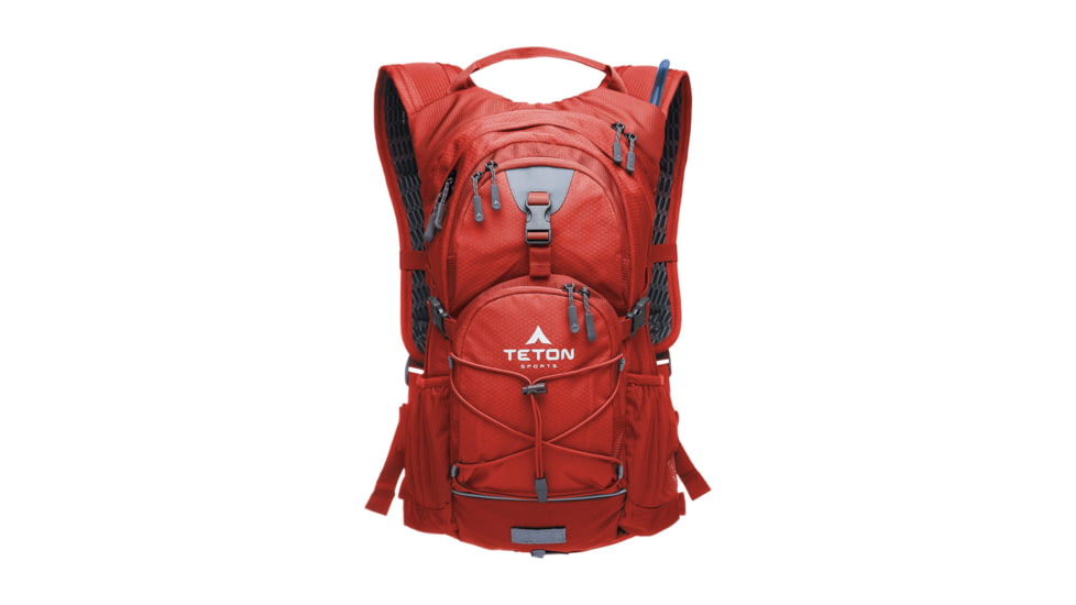 TETON Sports Oasis 18L Hydration Pack with 2L Bladder, Stark Red, 2101SCSR