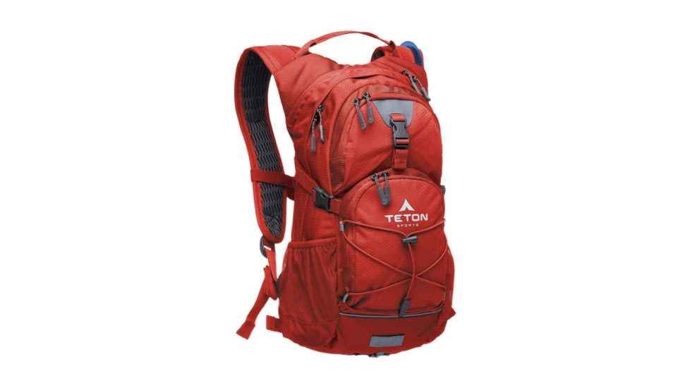 TETON Sports Oasis 18L Hydration Pack with 2L Bladder, Stark Red, 2101SCSR