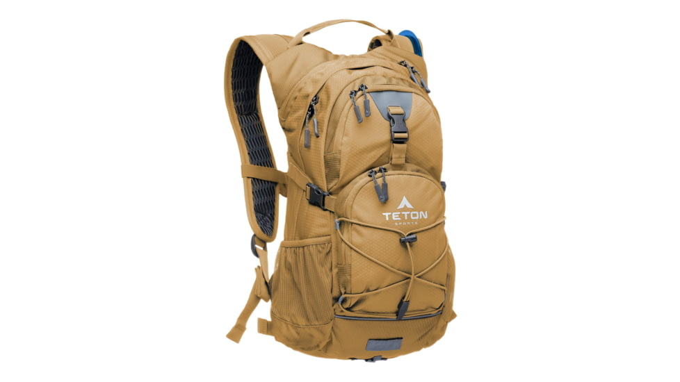 TETON Sports Oasis 22L Hydration Pack with 3L Bladder, Buck Brown, 2102SCBB