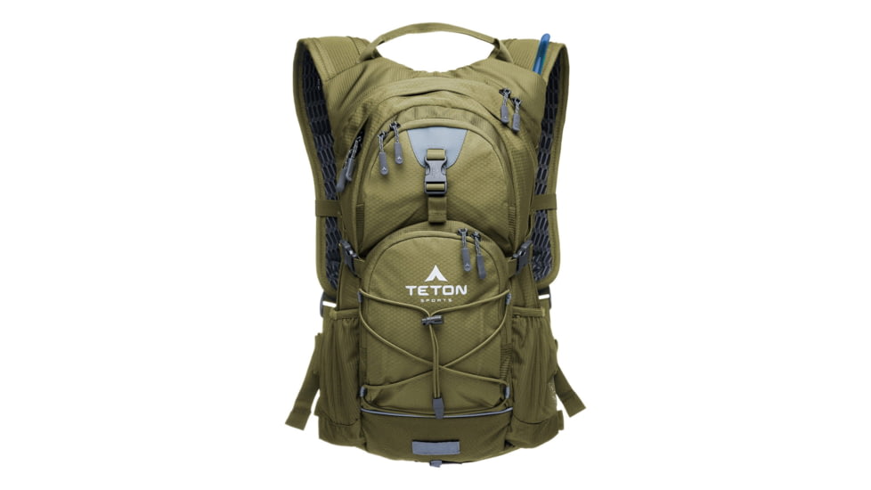 TETON Sports Oasis 22L Hydration Pack with 3L Bladder, Olive, 2102SCOL