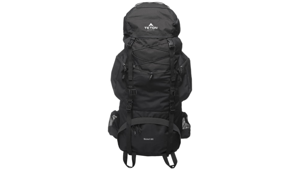 TETON Sports Scout 65L Backpack, Black, 2105SCBK