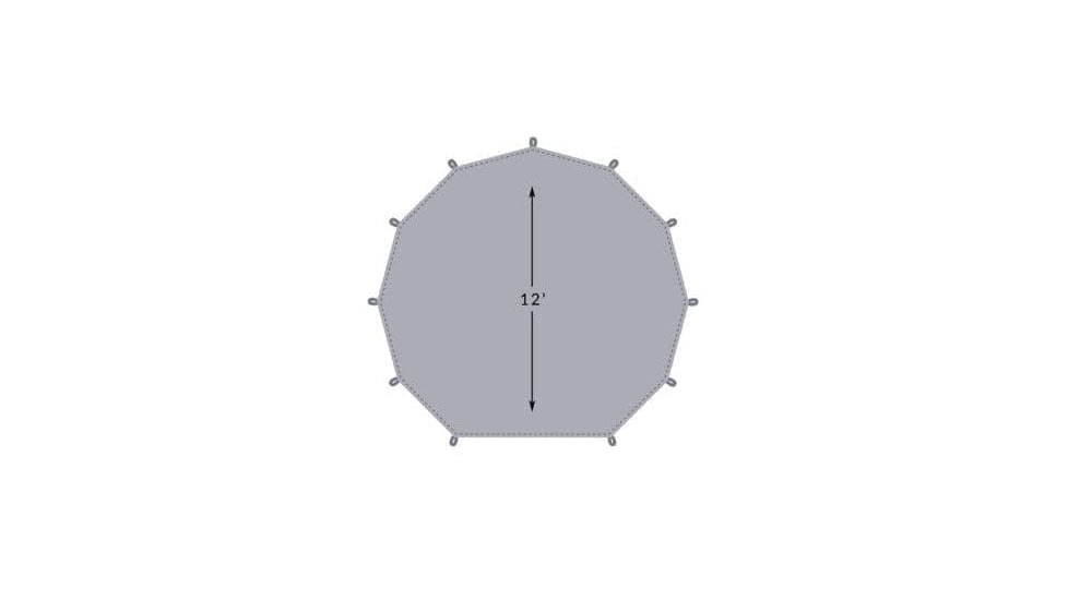 TETON Sports Sierra Tent Footprint, 6 Person, Grey, 2012FP