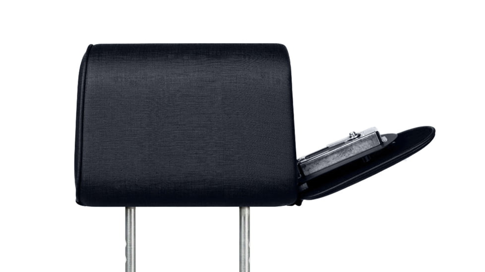 The Headrest Safe Co. The Vulcan Bundle Right-Hand Driver Bundle, Charcoal, HRBUNCRC01RH