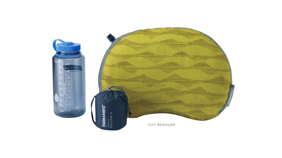 Therm-a-Rest Air Head Pillow, Regular, Yellow Mountains, 13183