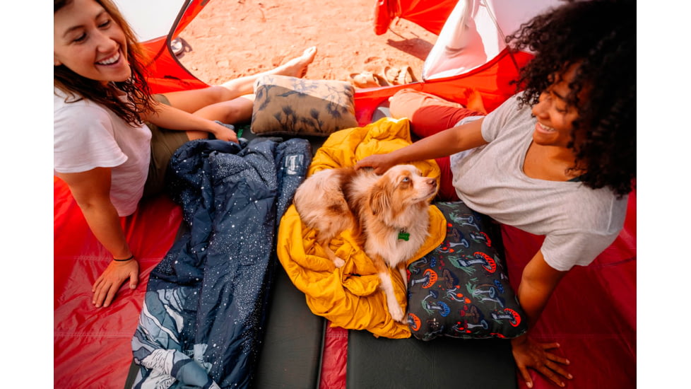 Therm-a-Rest Compressible Pillow Cinch, Sage/Topo Wave, Small, 11623