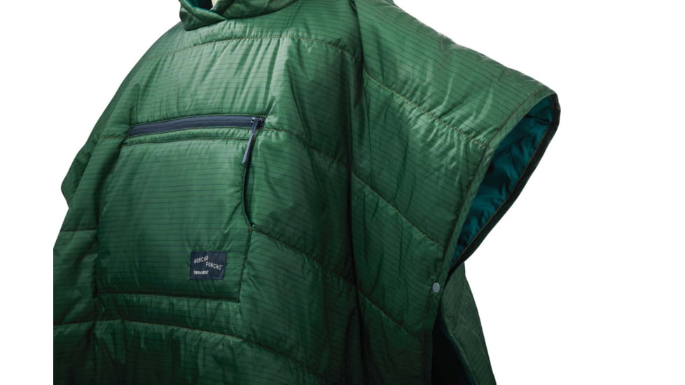Therm-a-Rest Honcho Poncho - Kids, Green Print, 5-10 year, 13855
