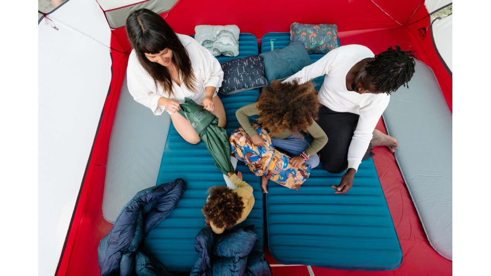 Therm-a-Rest Honcho Poncho - Kids, Green Print, 5-10 year, 13855