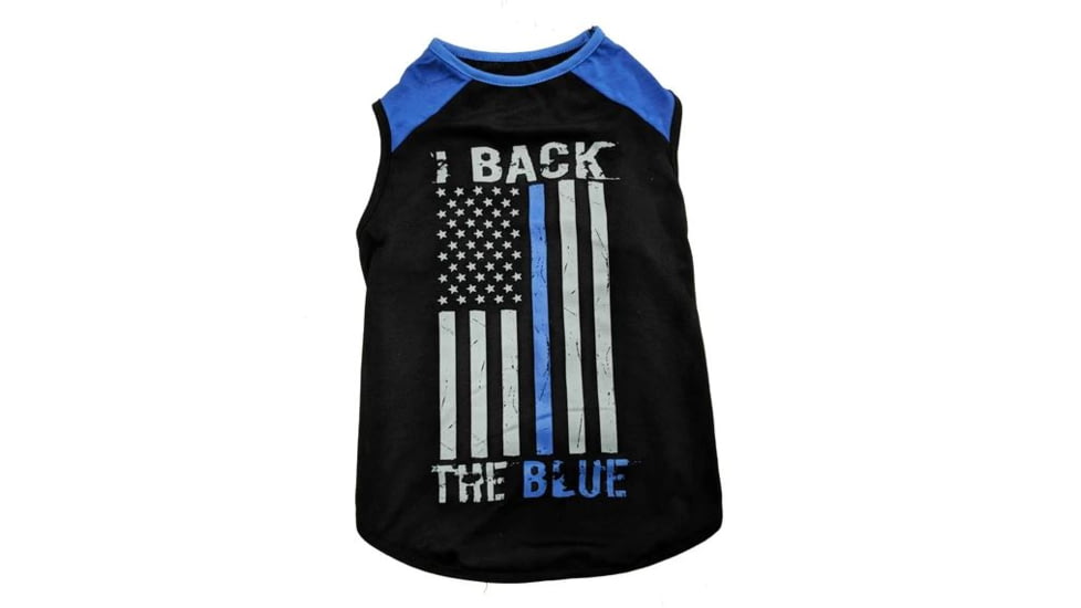 Thin Blue Line Dog Shirt - - DOG-TBL-L