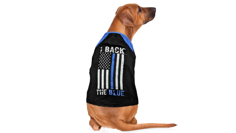 Thin Blue Line Dog Shirt - - DOG-TBL-M