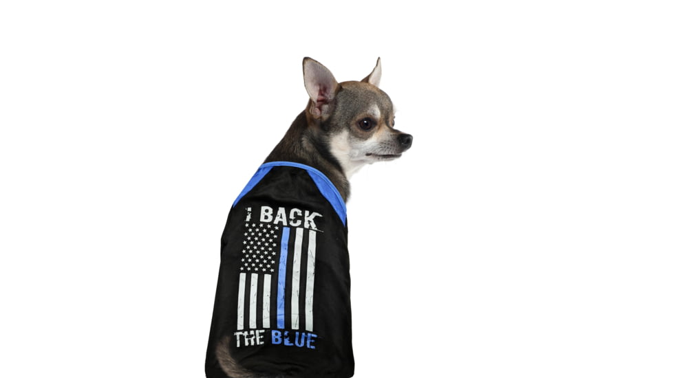 Thin Blue Line Dog Shirt - - DOG-TBL-M