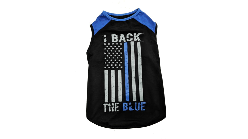 Thin Blue Line Dog Shirt - - DOG-TBL-M