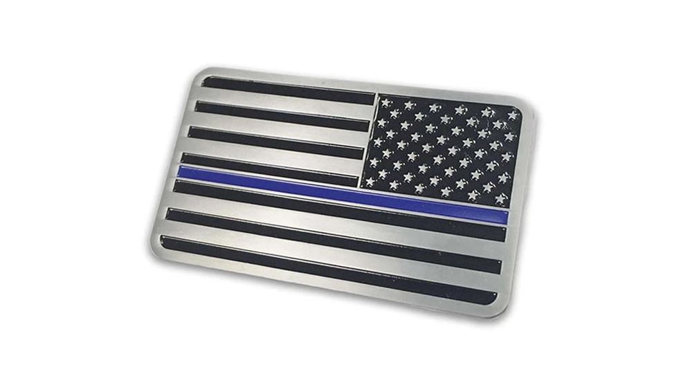 Thin Blue Line Reverse Car Emblem, Thin Blue Line - REV-TBL-CAR-EMBLEM
